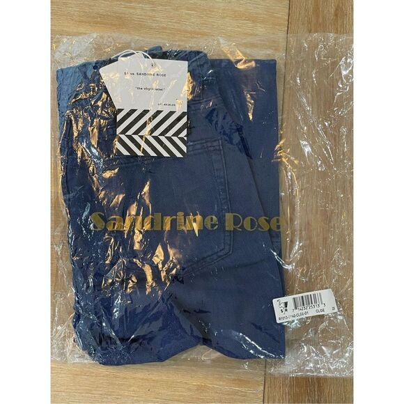 Sandrine Rose By Free People Women's College Blue Jeans Size 25 NWT - Luxury 🌟 - Picture 13 of 14